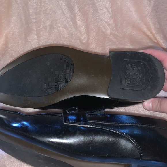 Stacy‎ Adams Mens 10m Black Dress Shoes Slip On - Picture 8 of 10